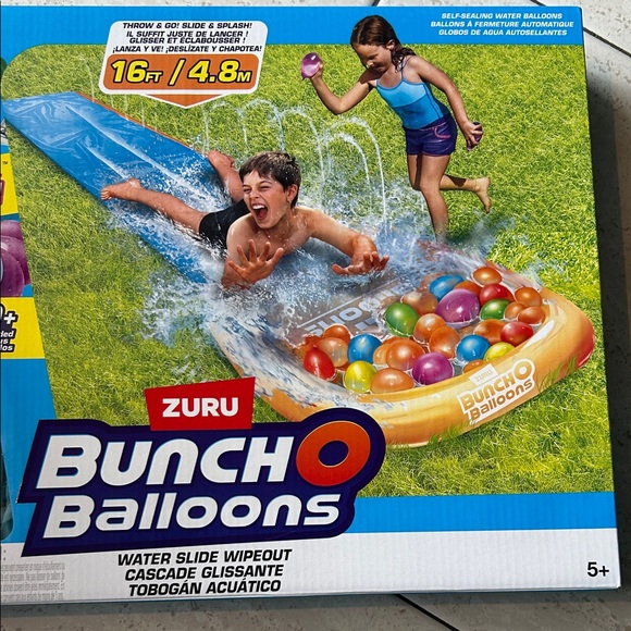 NEW 🆕 Bunch O Balloons Water Slide Wipeout - Picture 2 of 6